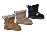 Xinming Shoes Fur Collar Star Decoration Snow Boots