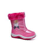 Xinming Shoes Custom Printing Fur Topline Kids Snow Boots