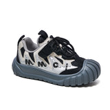 Xinming Shoes Letter Printed Mesh Sneakers