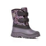 Xinming Shoes Hook-and-Loop Camo Kids Snow Boots