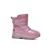 Xinming Shoes Reflective PU Snow Boots for Girls