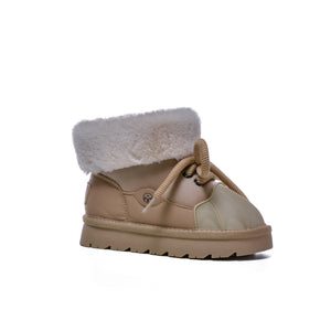 Xinming Shoes Baby's Snow Boots Shell Top Fur Collar